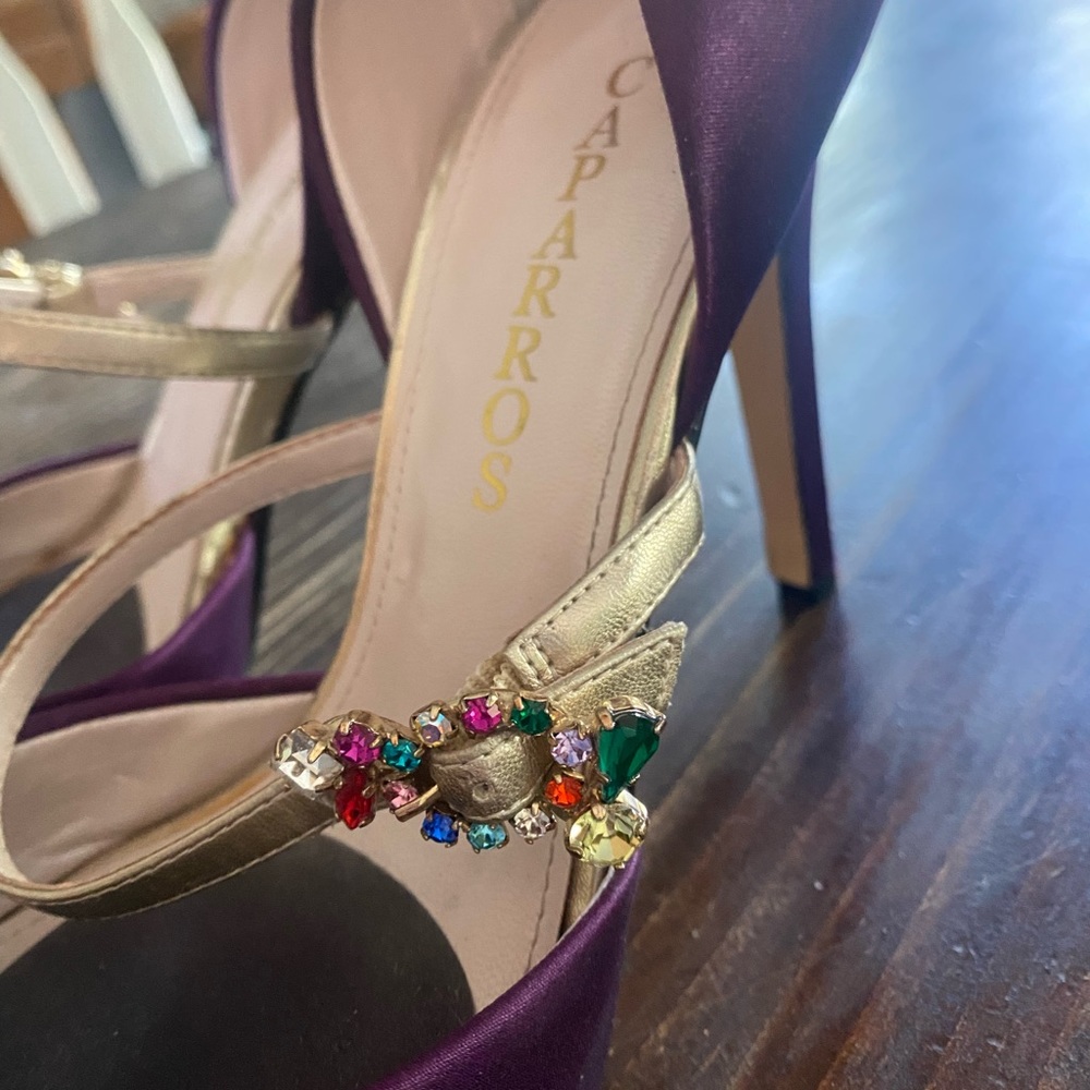 Caparros Purple Gem Heels